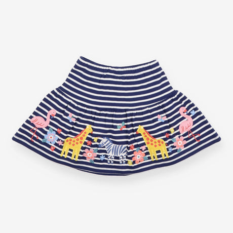 Skort navy stripe animals navy cycle shorts