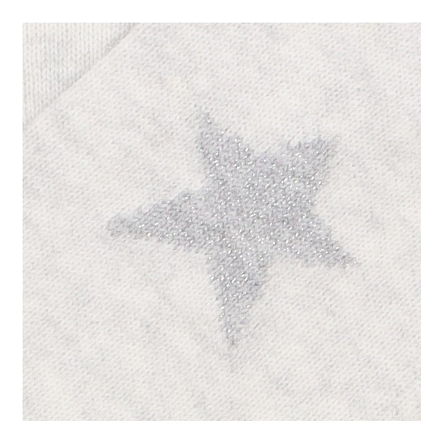 Grey knit sweater with twinkle star
