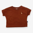 Brown T-shirt with Giraffe