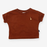 Brown T-shirt with Giraffe