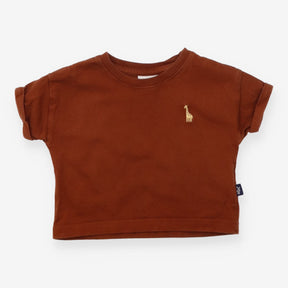 Brown T-shirt with Giraffe