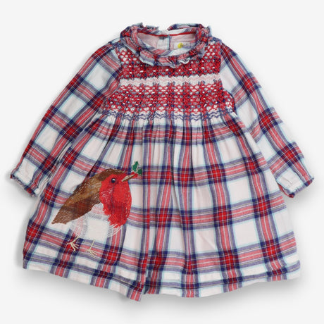 Dress Tartan Robin with Holly