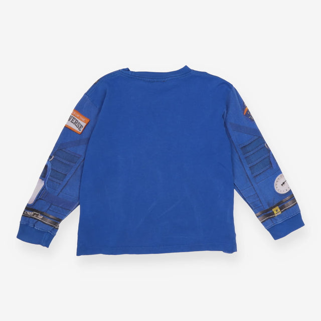 Tee blue LS astronaut
