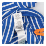 Tee SS blue stripe collar crab