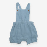 Dungarees Shortie Woven Blue