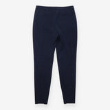 Trousers Tailored Tapered Smart Ankle Zip Navy
