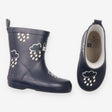 Navy blue colour changing wellies