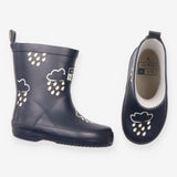 Navy blue colour changing wellies
