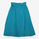 Midi Skirt Teal Belted