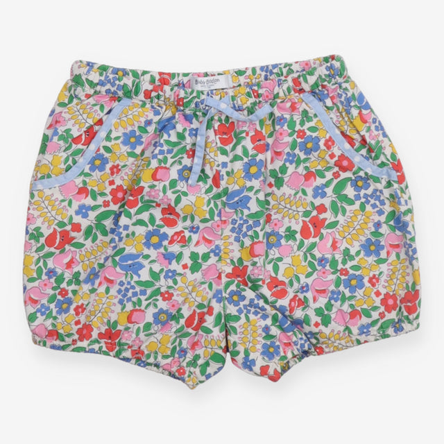 Bubble Shorts Floral with Pockets