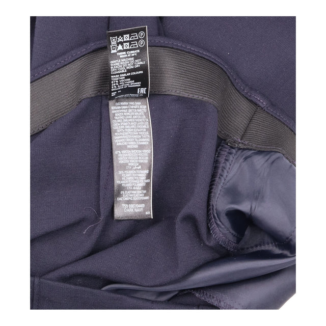 Pull On Trousers Navy Slim Leg Waistband