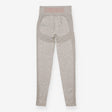 Grey Beige Marl Seamless High Waisted Leggings