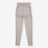Grey Beige Marl Seamless High Waisted Leggings