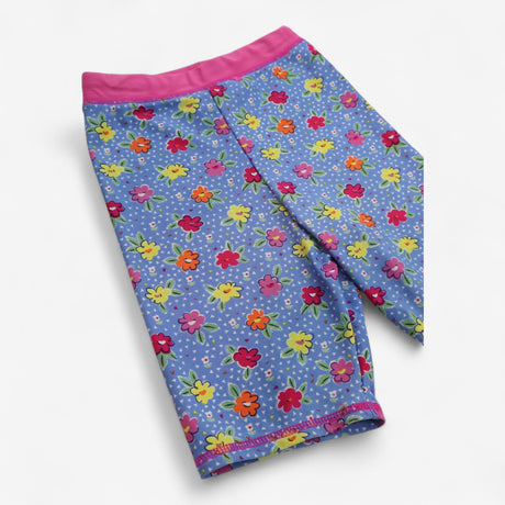 Swim Shorts Long Pink and Purple Floral