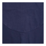Maternity Leggings Navy Organic Cotton Roll-Top Wa