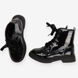 Boots patent black