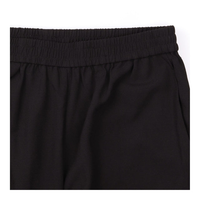 Trousers Tapered Side Stripe Elasticated Waist Bla