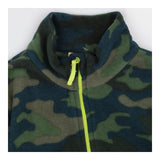 Camo green quarter zip fleece
