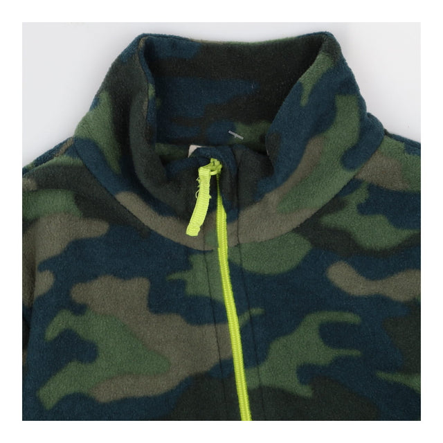 Camo green quarter zip fleece