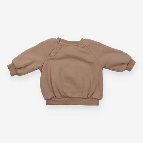 Jersey Sweater Light Brown ''Love+Hugs+Croissant''