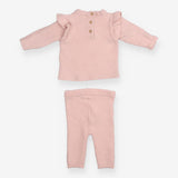 Knitted Jumper with Rabbit & Frilled Shoulder, Kni