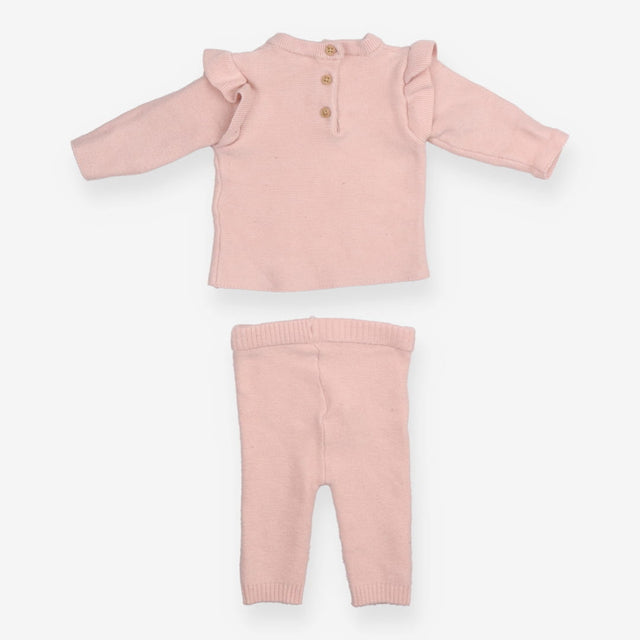 Knitted Jumper with Rabbit & Frilled Shoulder, Kni