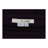 Aubergine Sixties Ponte A-Line Mini Skirt