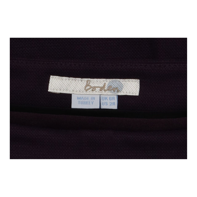 Aubergine Sixties Ponte A-Line Mini Skirt