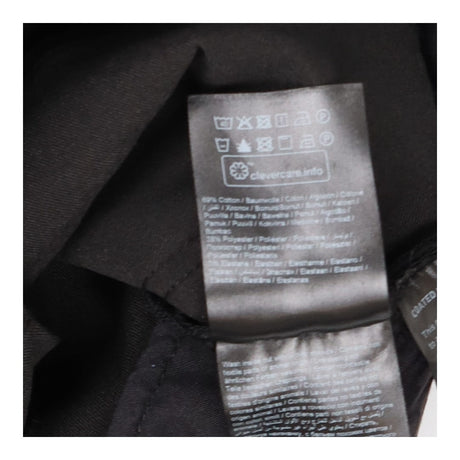 Black Coated Leather Look Trousers Jeans