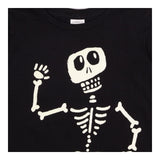 Kids Black Glow-in-the-Dark Skeleton Halloween Lon