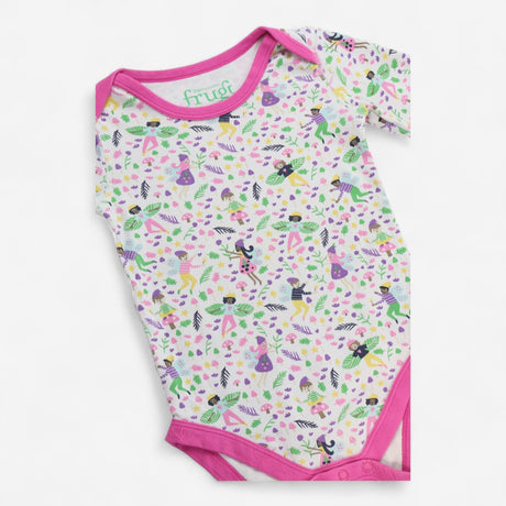 Bodysuit White Long Sleeve Fairy Garden
