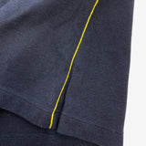 Navy Tunic with White pocket and Yellow Button