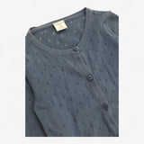 Cardigan pointelle Blue