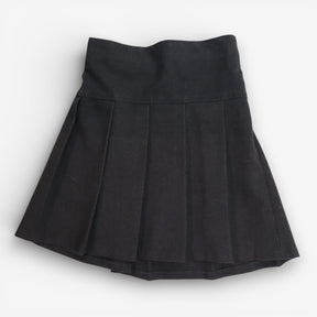 School Skirt Pleated Adjustable Waist Grey