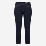 Jeans Dark Indigo High Waisted Skinny Denim