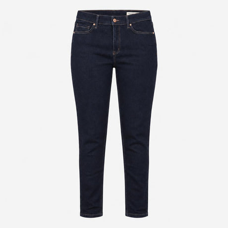 Jeans Dark Indigo High Waisted Skinny Denim