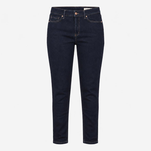 Jeans Dark Indigo High Waisted Skinny Denim