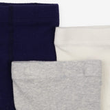 Tights, Blue, Grey and White 3-Pack