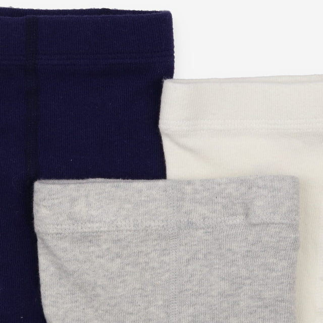 Tights, Blue, Grey and White 3-Pack