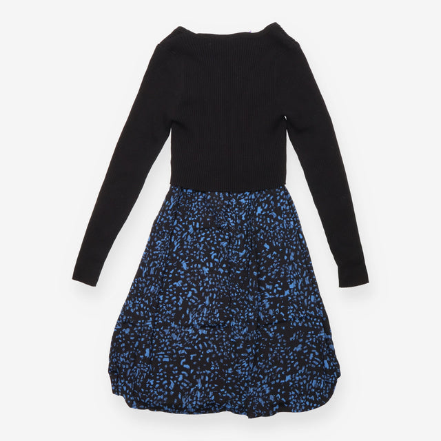 Alicia Black & Blue Layered Knitted Maternity & Nu