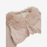 Bolero Pink Fur Collared