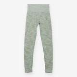 Leggings Green Tonal Camo Seamless Activewear