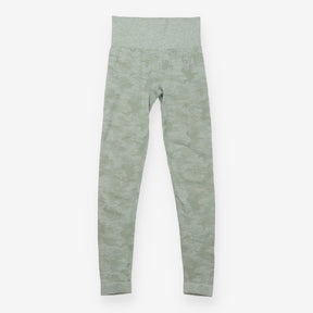 Leggings Green Tonal Camo Seamless Activewear