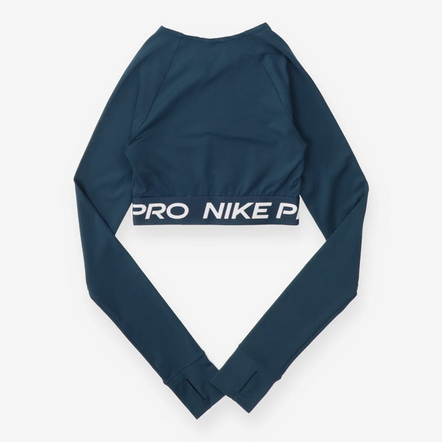 Navy Long Sleeve Workout Top - Nike