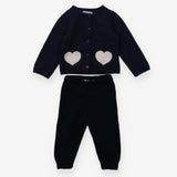 Navy Outfit with Hearts