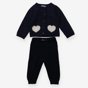 Navy Outfit with Hearts