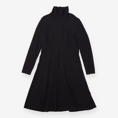 Black Long Sleeve Cowl Neck Maternity Dress