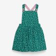 Cord Pinafore Green Floral 