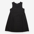 School Uniform Dress Charcoal 4 Buttons in Front
