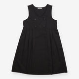 School Uniform Dress Charcoal 4 Buttons in Front